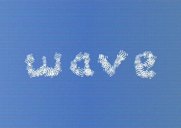 Blue Wave: A Dynamic Display Font for Crafters