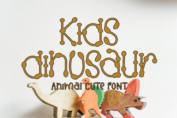 Bring Joy to Your Creations with KIDS DINOSAUR Font