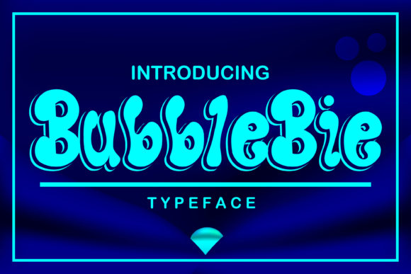 Bubblebie Font Review for Handmade Product Design