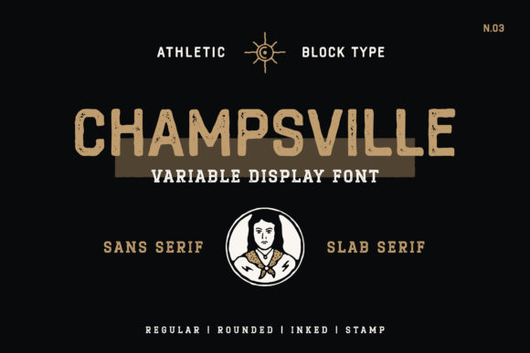 Champsville: A Versatile Font for Editorial Design