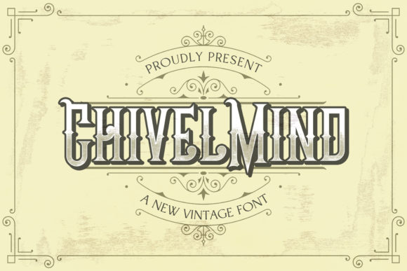 Chivel Mind: A Vintage Display Font for Web Design