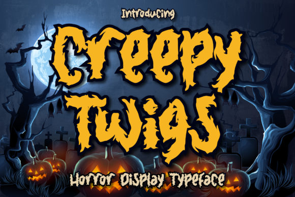 Creepy Twigs: A Unique Display Font for Memorable Branding