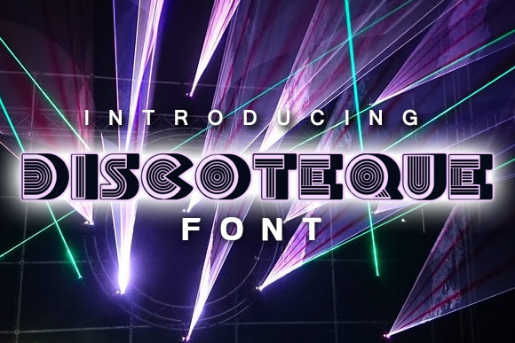 Discoteque: A Bold and Authentic Display Font for Makers