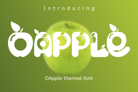 Discover the Unique Charm of O Apple Font