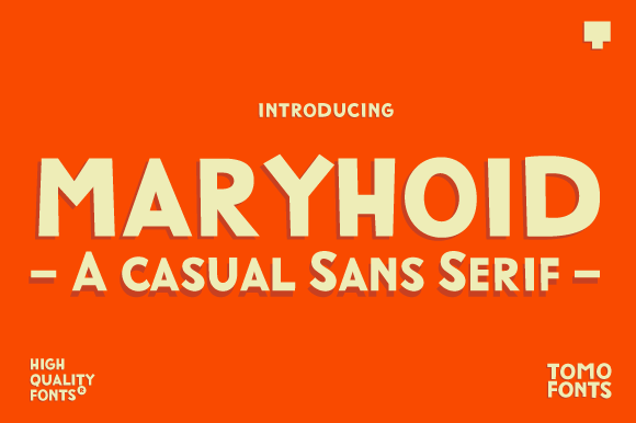 Discover the Versatility of Maryhoid: A Bold Display Font
