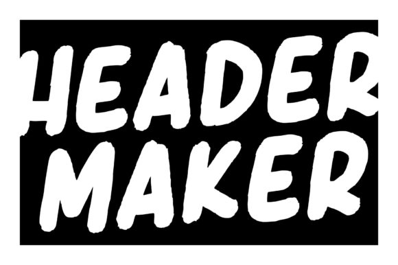 Header Maker: Your Go-To Bold Display Font for Impactful Campaigns