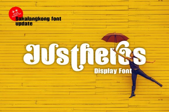 Justheros: A Unique and Elegant Display Font