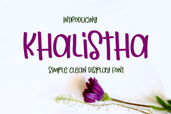 Khalistha Font: A Classic Display Typeface for Branding