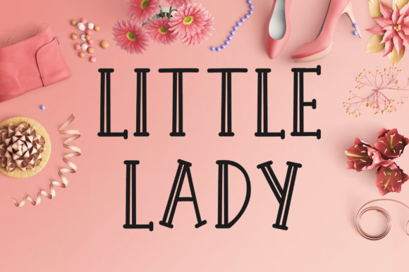 Little Lady: A Cheerful Display Font for Creative Projects
