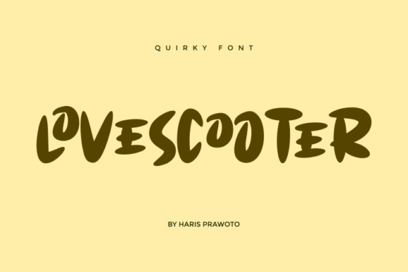 Lovescooter: A Versatile Display Font for Your Brand