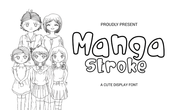 Manga Stroke: A Sweet and Friendly Font for Crafters