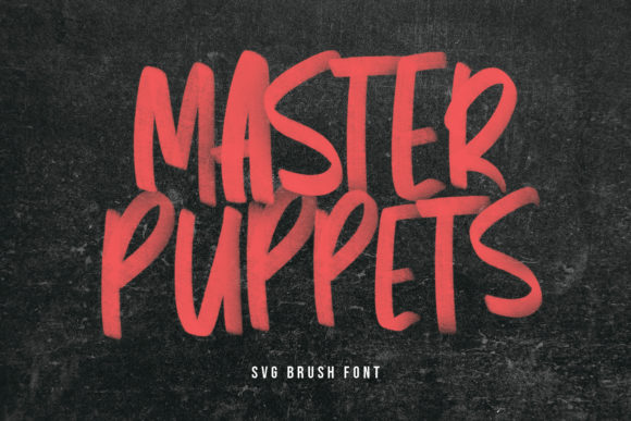 Master Puppets: A Bold and Unique Display Font for Editorial Design