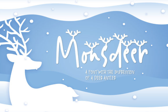 Monsdeer Font Review: Whimsical Display Typography