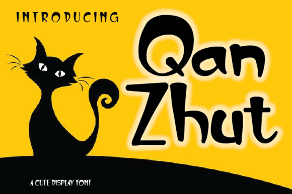 Qan Zhut: A Joyful Display Font for Creative Campaigns