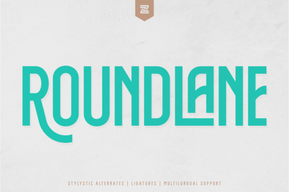 Roundlane: A Classic Display Font for Crafters and Creators
