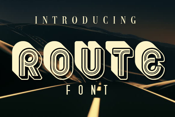 Route: A Bold and Authentic Display Font for Creative Campaigns