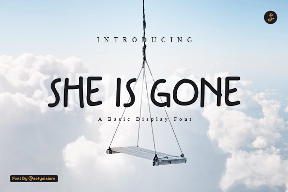 She is Gone: A Timeless Display Font for Editorial Design