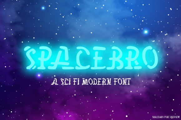 SpaceBro: A Modern Display Font for Futuristic Designs