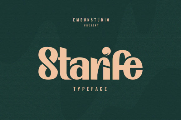 Starife: A Versatile Display Font for Modern Web Design