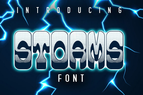Storms: A Bold and Unique Font for Creative Branding