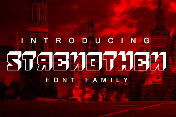 Strengthen: A Bold and Authentic Font for Creative Makers