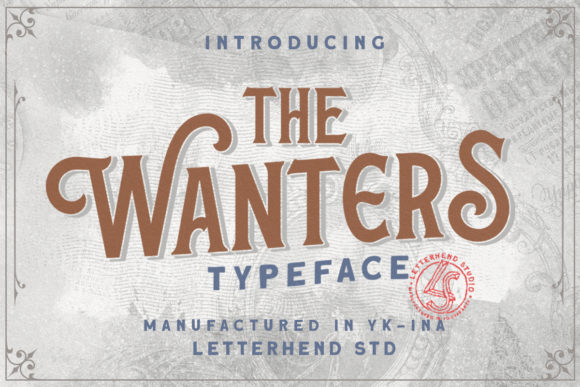 The Wanters: A Unique Vintage Display Font for Crafters