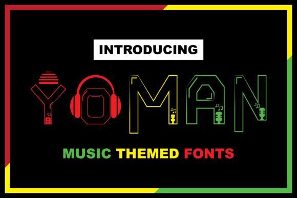 Yoman: A Unique Display Font for Creative Projects